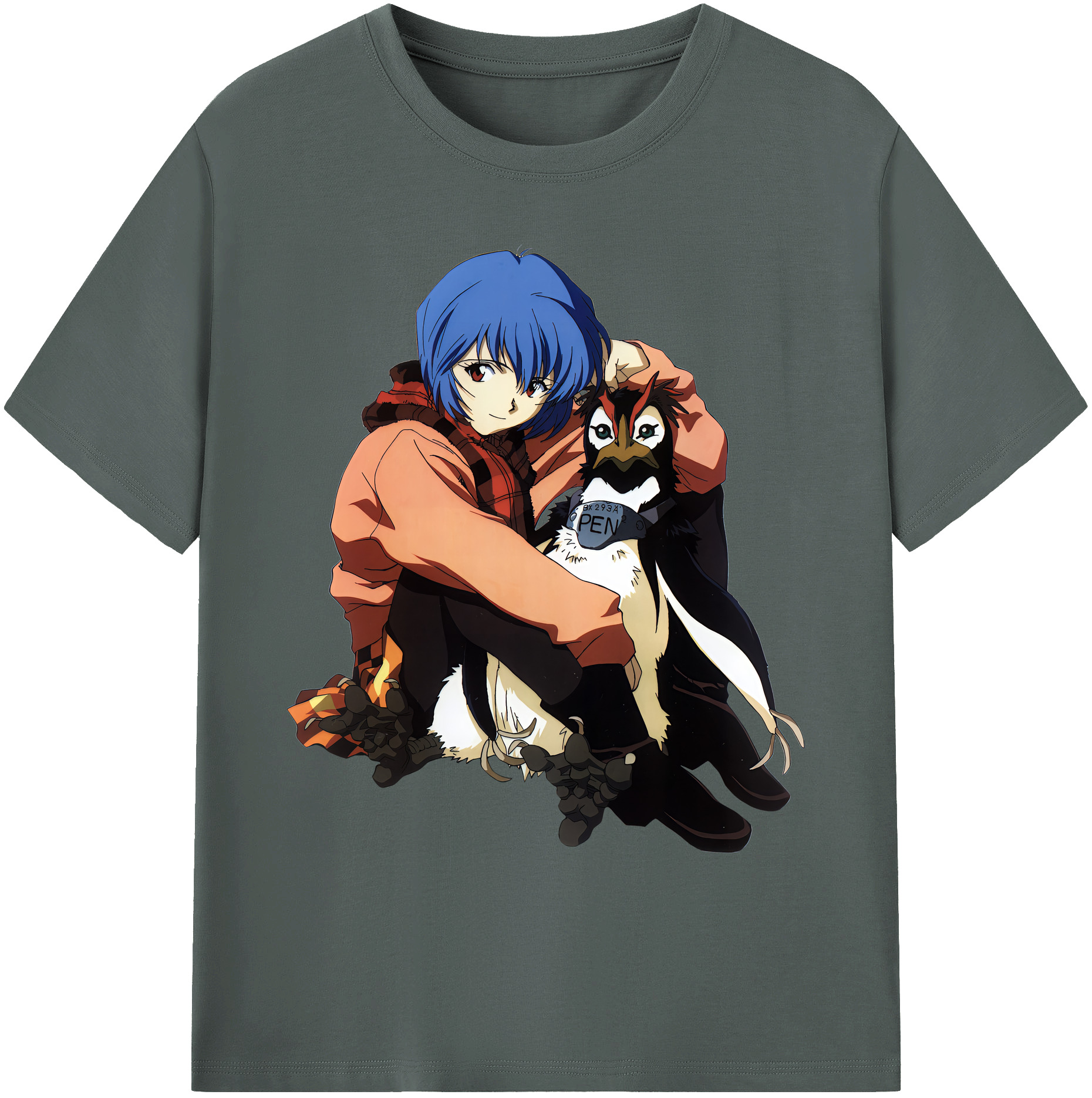 （画像用） EVA 新世紀エヴァンゲリオン 綿100％ メンズ半袖Tシャツ｜肌触りやわらか＆通気性